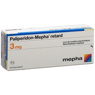 Paliperidon Mepha Retard Depotabs 3mg 28 Stück