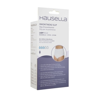 Hausella Inkon-Slip Lady M110 L We Baumwo Pu-Sch