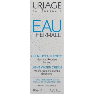 Uriage Creme D'eau Legere Tube 40ml