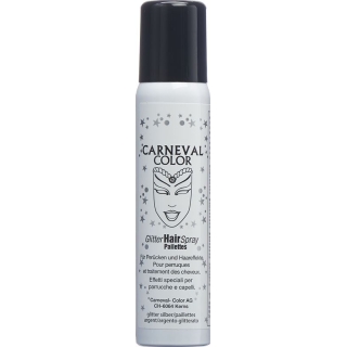 Carneval Color Glitter Hair Spray Silber 100ml