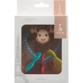 Sophie La Girafe heart rattle