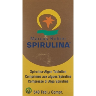 Spirulina Marcus Rohrer Tabletten Glasflasche 540 Stück