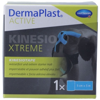 DermaPlast Active Кинезиотейп Xtreme 5смx5м синий