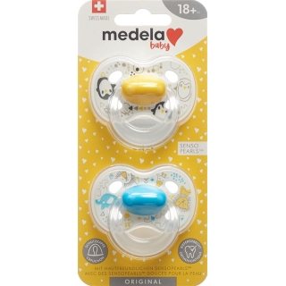 MEDELA Baby Nuggi Original 18+ Желтый Синий