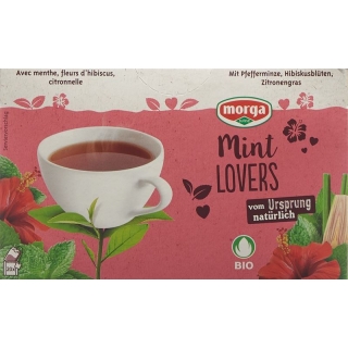 Футболка MORGA Mint Lovers с органическим бутоном H