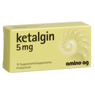 Ketalgin Zäpfchen 5mg 10 Stück