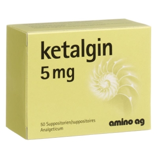 Ketalgin Zäpfchen 5mg 50 Stück