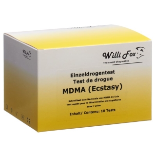 Willi Fox drug test MDMA Ecstasy individual urine 10 pcs