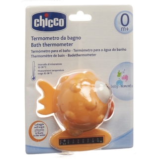 Chicco Bath Thermometer Globe Fish Orange 0m +