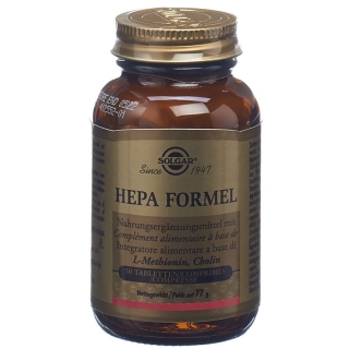 Таблетки Solgar Hepa Formula, флакон 50 шт.