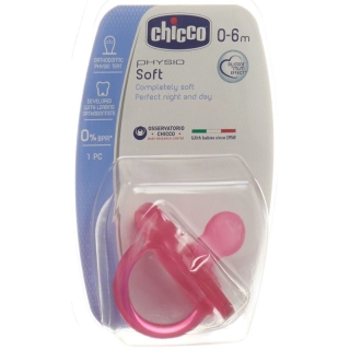 Chicco Physiological Soother GOMMOTTO PINK Silicone mini 0-6m DE / FR