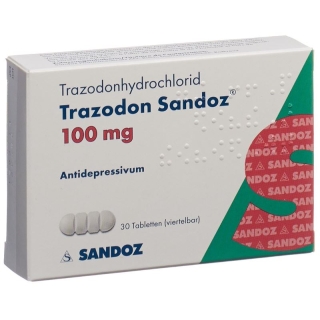 Trazodon Sandoz Tabletten 100mg 30 Stück