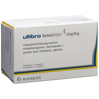 Ultibro Breezhaler 110mcg/50mcg 90 Stück