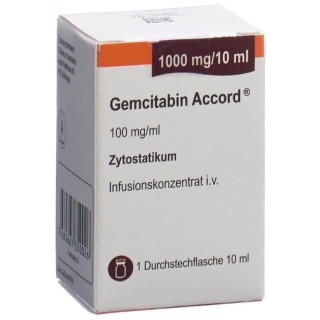 Gemcitabin Accord 1000mg/10ml Durchstechflasche