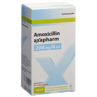 Amoxicillin Axapharm Pulver 200mg/4ml Suspension 100ml