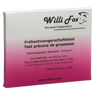 Willi Fox early pregnancy test urine