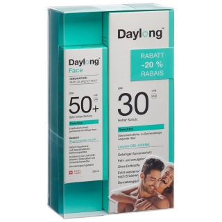 Daylong Sensitive Gel Cream 200ml + Sensitive Face Bottle 50ml