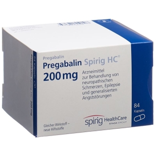 Pregabalin Spirig HC Kapseln 200mg (neu) 84 Stück