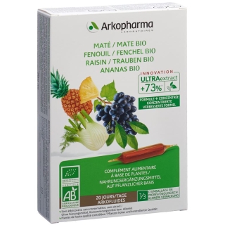 Arkofluide Ananas Mate Fench Weintr Bio 20x 10ml