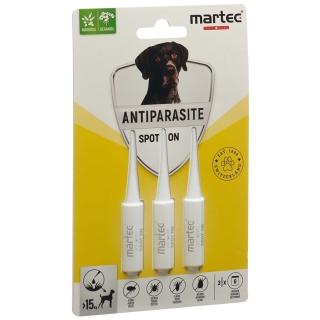 Martec Pet Care Spot Antip 15kg Hunde 3x 3ml