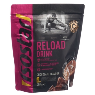 Isostar Reload Drink Pulver Schokolade Beutel 450g