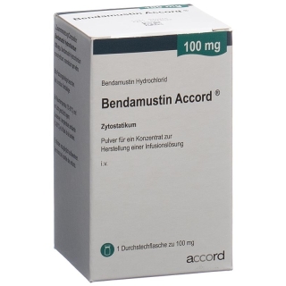 Bendamustin Accord Trockensubstanz 100mg Durchstechflasche