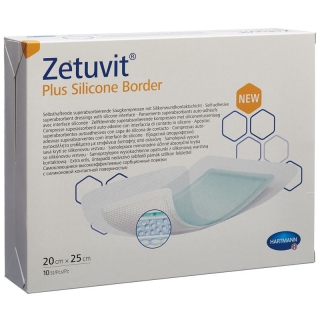 Zetuvit Plus Silicone Border 20x25cm 10 Stück