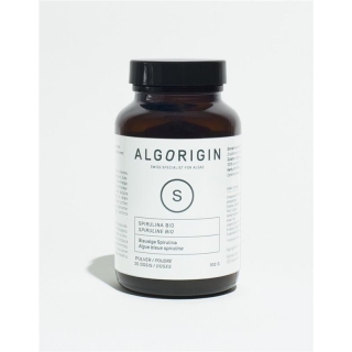 Algorigin Spirulina Pulver Bio Flasche 100g