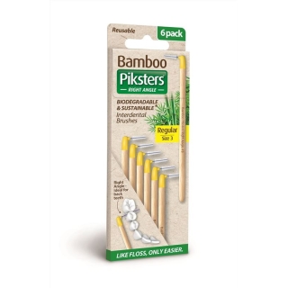 Пикстеры Bamboo Kink 3 Желтые 6 шт.