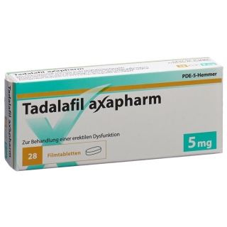 Tadalafil Axapharm Filmtabletten 5mg 28 Stück