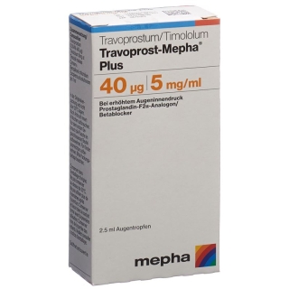 Travoprost Mepha Plus 0.04mg/5mg Flasche 2.5ml