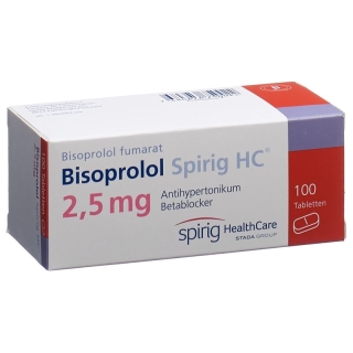 Bisoprolol Spirig HC Tabletten 2.5mg 100 Stück