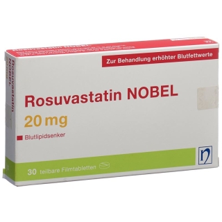 Rosuvastatin Nobel Filmtabletten 20mg 30 Stück