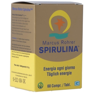 Spirulina Marcus Rohrer Tabletten Glasflasche 60 Stück