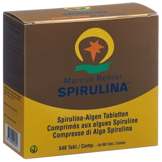 Marcus Rohrer Spirulina, коробка для заправки таблеток, 540 шт.