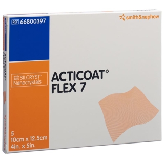 Acticoat Flex 7 Wundverband 10x12.5cm 5 Stück