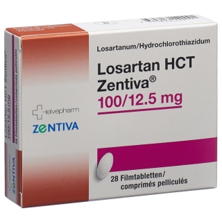 Losartan HCT Zentiva Filmtabletten 100/12.5mg 28 Stück