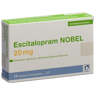 Escitalopram Nobel Filmtabletten 20mg 14 Stück