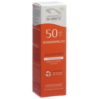 Солнцезащитное молочко Biarritz SPF 50 без дозатора духов 100мл