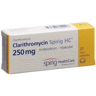 Clarithromycin Spirig HC Filmtabletten 250mg 20 Stück