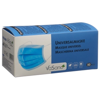 Vasano Universalmaske 3-sch D/f/i Latexfrei 50 Stück