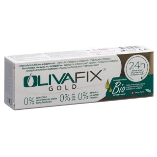 Olivafix Gold Zahnprothesenhaftcreme Tube 75g