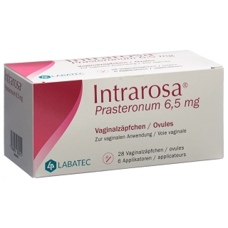 Intrarosa Vaginalzäpfchen 6.5mg mit Applikatoren 28 Stück