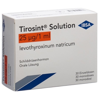 Tirosint Solution 25mcg 30 Ampullen 1ml