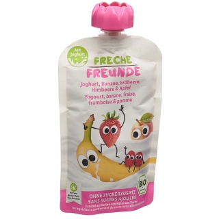 Freche Freunde Quetschmus Jogh Erdbeer&himb 100g