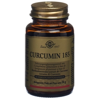 Solgar Curcumin 185 жемчужин (новый) флакон 30 шт.