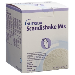 Scandishake Mix Порошок нейтральный (новый) 6 пакетиков по 85г