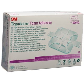 Пена 3M Tegaderm Foam, компр 5x5см, клейкая, 10 шт.