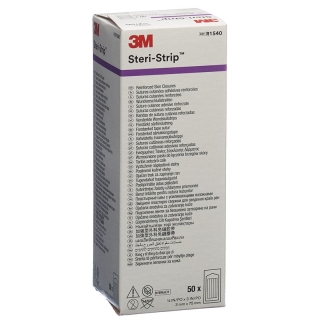 Полоски 3M Steri Strip 3х75мм Белые армированные (s) 50х 5 шт.