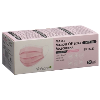 Vasano Op Mask Extra Iir D/f/i/e Светло-Розовый 50 шт.